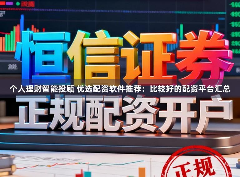 个人理财智能投顾 优选配资软件推荐:比较好的配资平台汇总