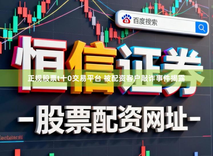 正规股票t十0交易平台 被配资客户敲诈事件揭露