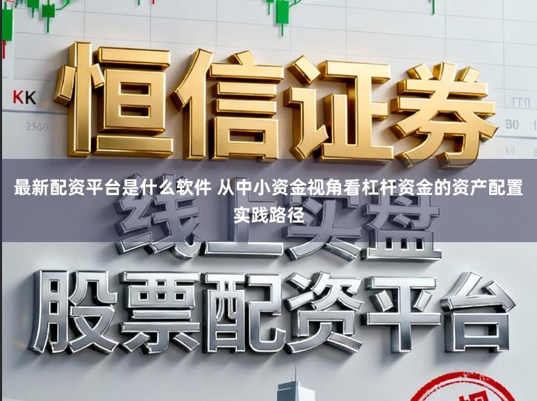 最新配资平台是什么软件 从中小资金视角看杠杆资金的资产配置实践路径